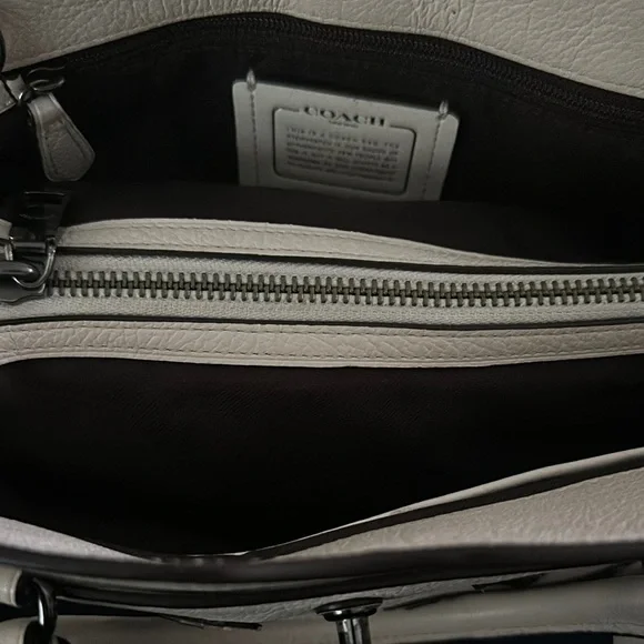 Coach Y2K Mercer Off-White Satchel with Playful Patches. Very Rare EUC - Picture 3 of 10